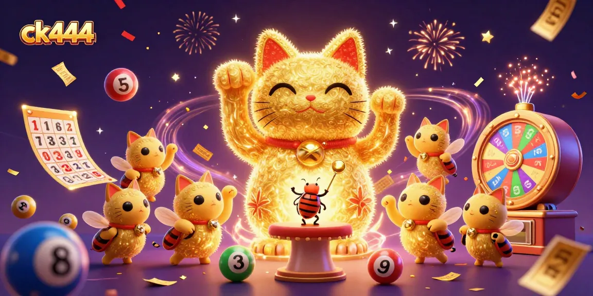 Experience ck444's vibrant casino world with lucky charms and games in an interactive celebration.