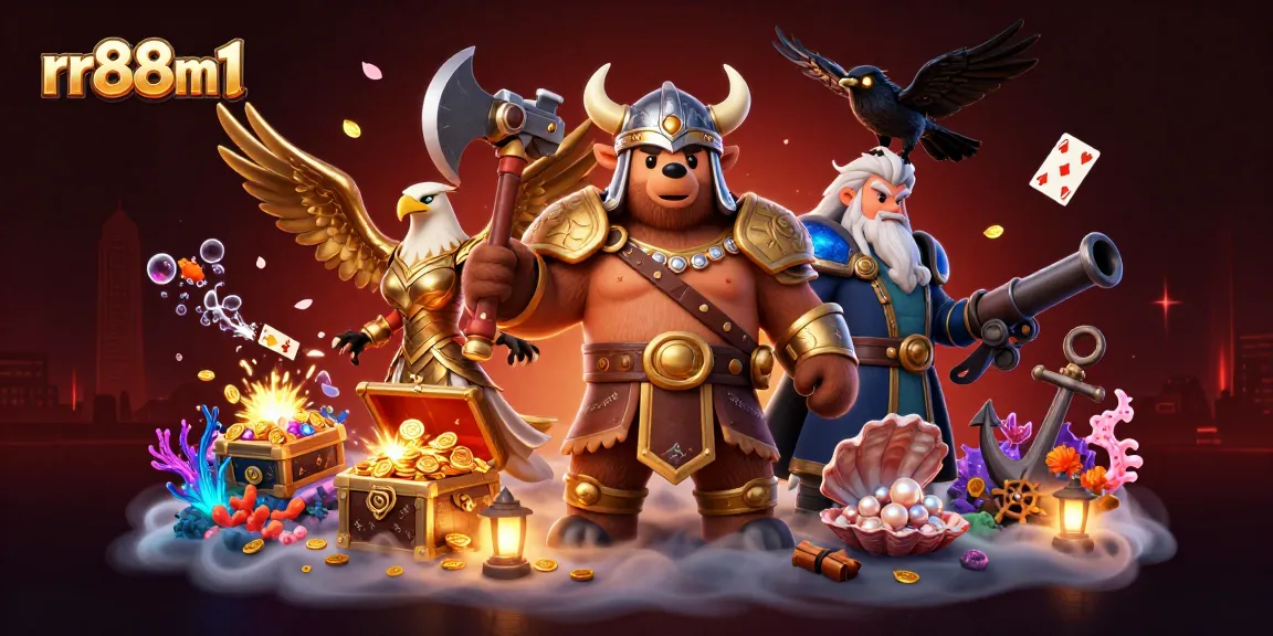 Experience thrilling gameplay at rr88m1 with a vibrant casino-themed adventure featuring dynamic characters and treasure.